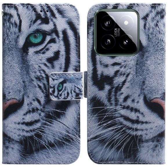 Xiaomi 14 - Étui motif tigre