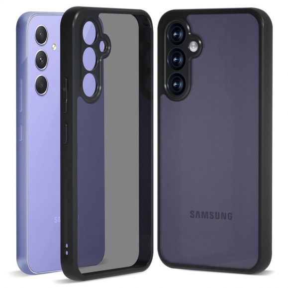 Samsung Galaxy S24 - Coque transparente noire mate