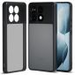 Coque Poco X6 Pro transparente noire mate