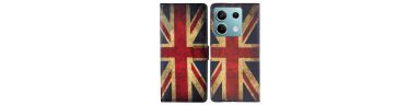 Xiaomi Redmi Note 13 Pro 5G / Poco X6 - Housse Drapeau Anglais Vintage