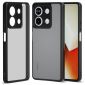 Coque Xiaomi Redmi Note 13 transparente noire mate