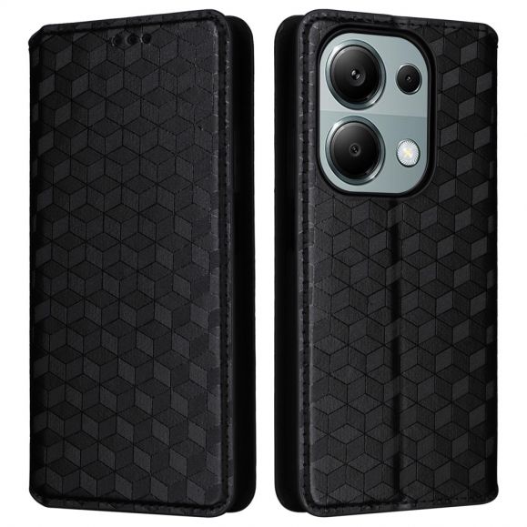 Housse Xiaomi Redmi Note 13 Pro 4G / Poco M6 Pro 4G flip cover design géométrie