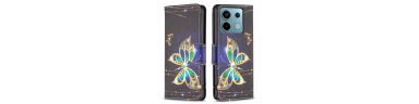 Xiaomi Redmi Note 13 Pro 4G / Poco M6 Pro 4G - Housse Papillon et bijoux