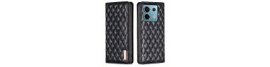 Xiaomi Redmi Note 13 Pro 4G / Poco M6 Pro 4G - Flip Cover Matelassé BINFEN