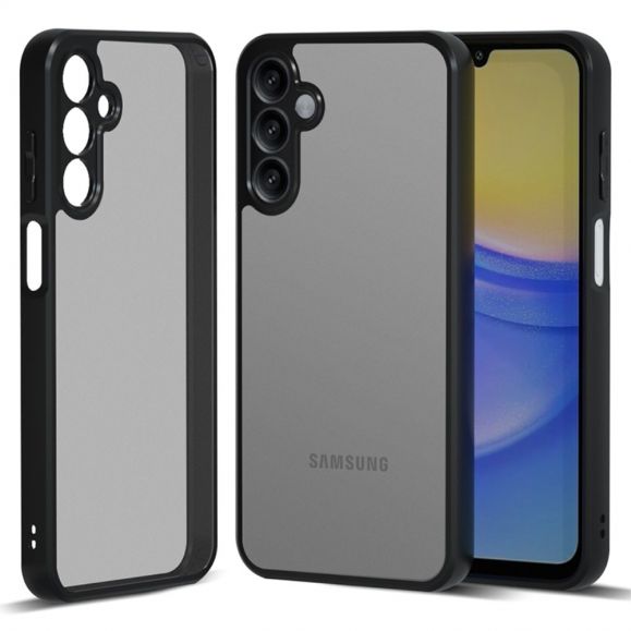 Samsung Galaxy A15 4G / A15 5G - Coque transparente noire mate