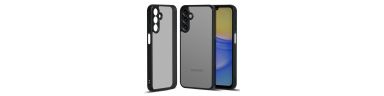 Samsung Galaxy A15 4G / A15 5G - Coque transparente noire mate