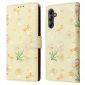 Étui Samsung Galaxy A15 4G / 5G Portefeuille Marguerites Jaunes