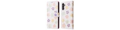 Étui Samsung Galaxy A15 4G / 5G Portefeuille Motif Floral Coloré