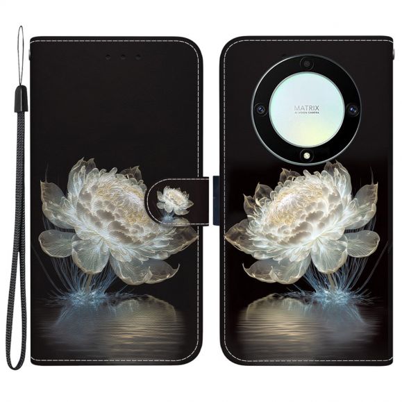 Honor Magic 5 Lite - Housse Lotus Nocturne