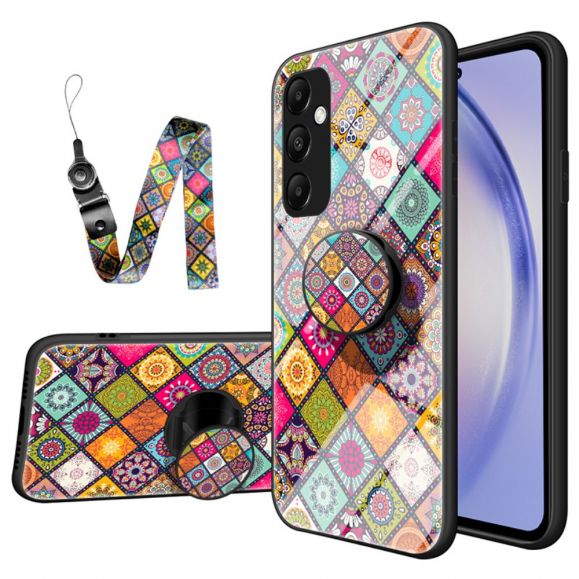 Coque Samsung Galaxy A55 5G Kaleidoscope Mandala avec support