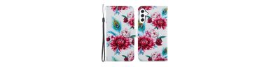 Housse Samsung Galaxy A55 5G Paon fleur