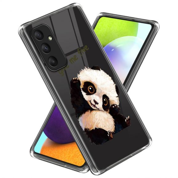 Coque Samsung Galaxy A55 5G Panda "Give me five"