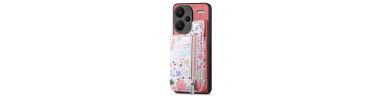 Coque Xiaomi Redmi Note 13 Pro Plus 5G Fleurs Porte-cartes D10