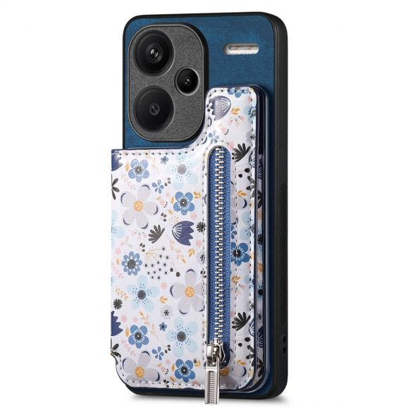 Coque Xiaomi Redmi Note 13 Pro Plus 5G Fleurs Porte-cartes D10