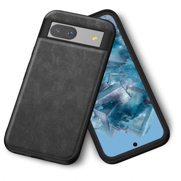 Coque Google Pixel 8a Simili Cuir Rétro