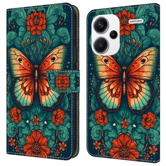 Housse Xiaomi Redmi Note 13 Pro Plus 5G Portefeuille Motif Papillon