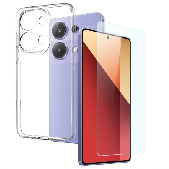 Coque Xiaomi Redmi Note 13 Pro 4G / Poco M6 Pro 4G Transparente + Verre Trempé