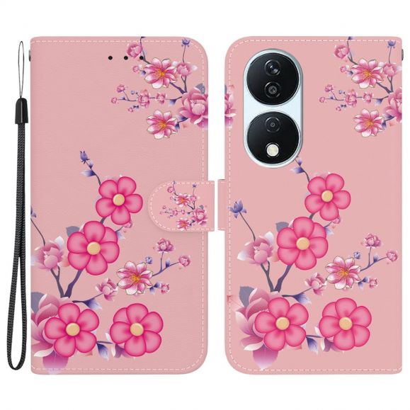 Housse Honor 90 Smart Fleurs de Prunier