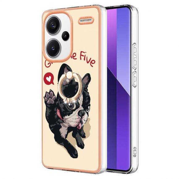 Coque Xiaomi Redmi Note 13 Pro Plus 5G Give Me Five Dog avec Anneau