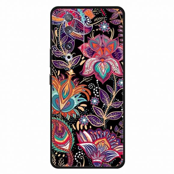 Coque Honor 90  Fleur de Feuille Pourpre