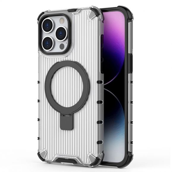 Coque iPhone 12 Pro Max Design à Rayures avec Anneau