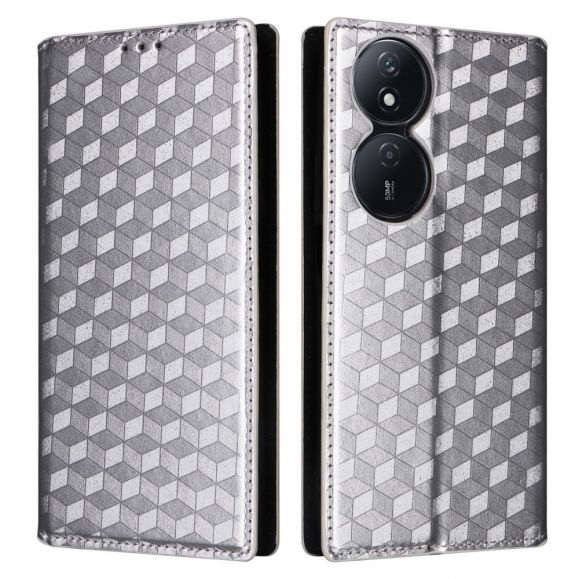 Housse Honor 90 Smart flip cover design géométrie