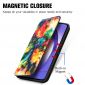 Housse Samsung Galaxy A55 5G Rabat Flip Nuage iridescent