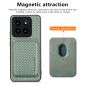 Coque Xiaomi 14 Pro Fibre de Carbone Porte-cartes détachable