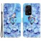 Housse Honor 200 Lite Papillon et fleurs bleues