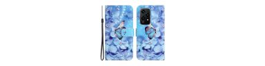 Housse Honor 200 Lite Papillon et fleurs bleues