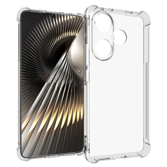 Coque Poco F6 transparente angles renforcés