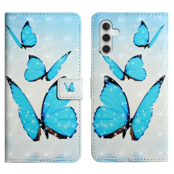 Housse Samsung Galaxy A55 5G Trois Papillons
