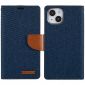 Housse iPhone 15 Plus Mercury Canvas Portefeuille