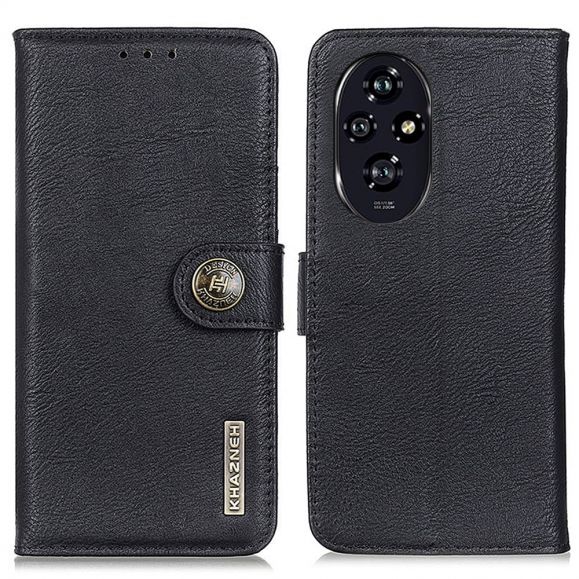 Housse Honor 200 Pro KHAZNEH Effet Cuir Porte Cartes