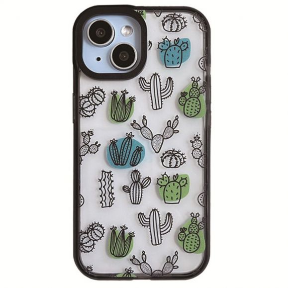 Coque iPhone 14 Plus Esquisse de Cactus