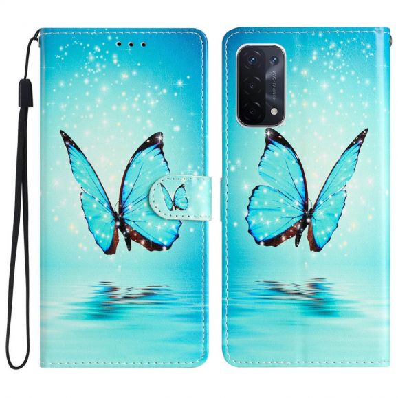 Housse Oppo A74 5G / A54 5G Trois Papillons