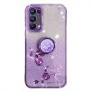 Coque Oppo A54 5G / A74 5G Glamour Glitz avec Anneau