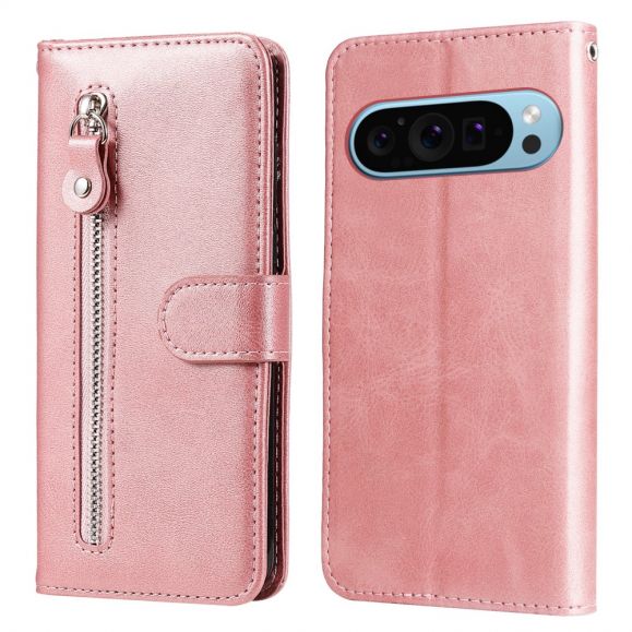 Housse Google Pixel 9 / 9 Pro Zipper Pocket Fonction Support