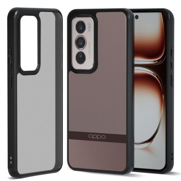 Coque Oppo Reno 12 Pro 5G transparente noire mate