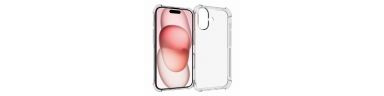 Coque iPhone 16 transparente angles renforcés