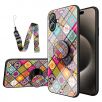 Coque iPhone 16 Plus Kaleidoscope Mandala avec support