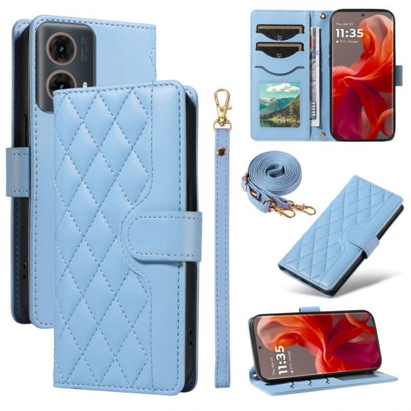 Housse Portefeuille Motorola Edge 50 Fusion Chic Nomade