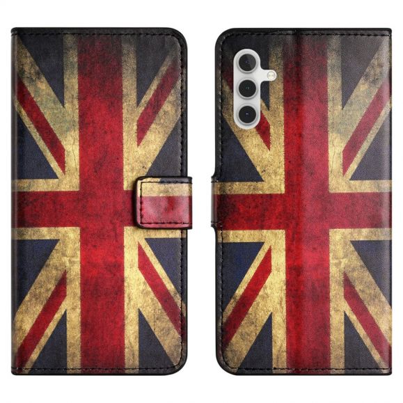 Housse Samsung Galaxy S24 FE Drapeau Anglais Vintage