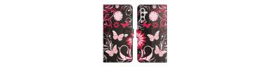 Housse Samsung Galaxy S24 FE Papillons et fleurs