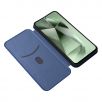 Housse Samsung Galaxy S24 FE simili cuir fibre de carbone