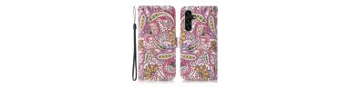 Housse Samsung Galaxy S24 FE paisley fleur