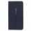 Housse Samsung Galaxy S7 Cuir texture litchi - Bleu marine