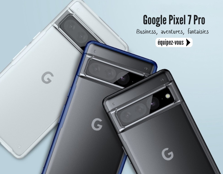 De multiples protections coques, housses, étuis et accessoires conçu spécialement pour sécuriser votre Google Pixel 7 Pro.